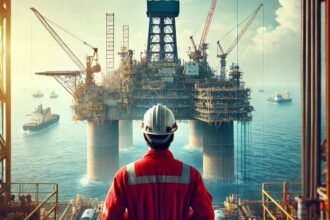 off shore rig worker